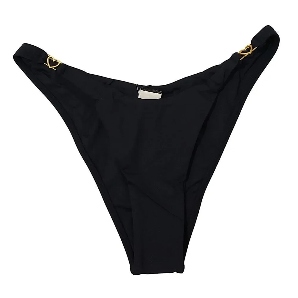 L* Space Ziggy Bitsy Bikini Bottom Black Size M • NEW WITH TAGS •
